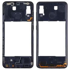 Per Galaxy A20 Cornice con cornice centrale (nera)
