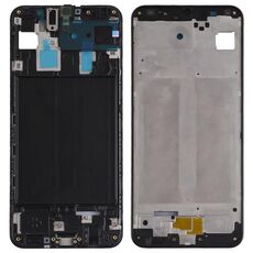Per Galaxy A30, SM-A305F/DS Alloggiamento frontale Cornice per cornice LCD (Nero)