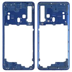Per Galaxy A9 (2018) Cornice con cornice centrale (blu)