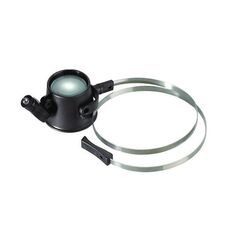 Lente d'ingrandimento per la riparazione dell'orologio della fascia per la testa con lente d'ingrandimento a mani libere illuminata a LED 15X