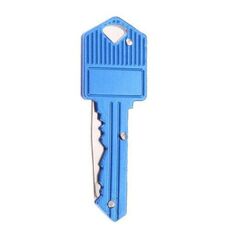 Coltello pieghevole portatile portachiavi Pelapatate Mini coltello da autodifesa a forma di chiave da campeggio