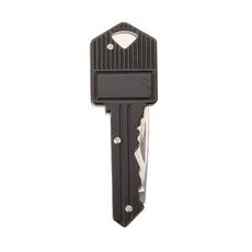 Coltello pieghevole portatile portachiavi Mini coltello da autodifesa a forma di chiave da campeggio
