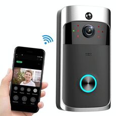 M3 720P Smart WIFI Video campanello video a bassissima potenza, supporto per il monitoraggio remoto del telefono cellulare e visione notturna (nero)