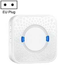 P6 110dB Wireless IP55 Impermeabile a basso consumo energetico Ricevitore per campanello WiFi Doing-dong, distanza ricevitore: 300 m, spina europea (bianco)