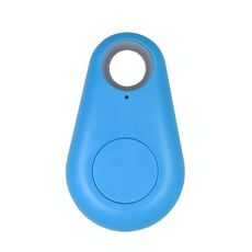 Portachiavi portachiavi cane gatto localizzatore GPS per bambini portachiavi anti smarrimento Smart Search Bluetooth tracker tag (blu)