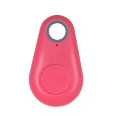 Portachiavi portachiavi cane gatto localizzatore GPS per bambini portachiavi anti smarrimento Smart Search Bluetooth tracker tag (rosso)