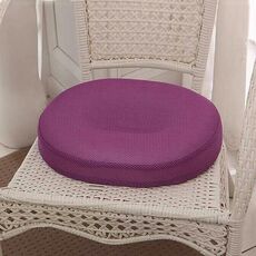 Sedile per glutei con cuscino per prevenzione delle emorroidi per la prevenzione delle emorroidi da 2 pezzi, dimensioni: 40x32x7cm (viola)