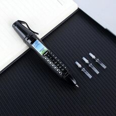 Telefono cellulare AK007., Penna di registrazione della riduzione del rumore multifunzionale della riduzione del rumore con schermo a colori da 0,96 pollici, Dual SIM Dual Standby, supporto Bluetooth, GSM, Luce a LED, Scrittura a mano (Nero)
