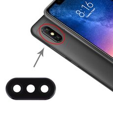 Copriobiettivo per fotocamera da 10 PC per Xiaomi Redmi Note 6 Pro (nero)