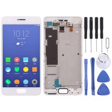 Schermo LCD OEM per Lenovo ZUK Z2 Digitizer Assemblaggio completo con cornice (bianco)