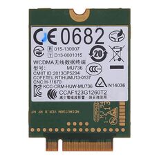 Scheda di rete wireless per modulo scheda WWAN Huawei MU736 3G 723985-001 748599-001