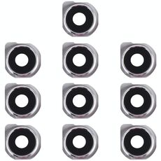 Copriobiettivo per fotocamera da 10 pezzi per LG Q6 / LG-M700 / M700 / M700A / US700 / M700H / M703 / M700Y (nero)