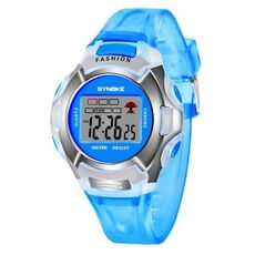 SYNOKE 99329 Orologio elettronico sportivo luminoso impermeabile per bambini (blu)