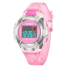 SYNOKE 99329 Orologio elettronico sportivo luminoso impermeabile per bambini (rosa)