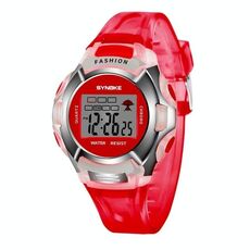 SYNOKE 99329 Orologio elettronico sportivo luminoso impermeabile per bambini (rosso)