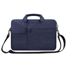 ST02S Borsa a tracolla portatile nascosta resistente allo strappo impermeabile per laptop da 15,6 pollici, con cintura per valigia