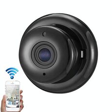 V380 Telecamera di sorveglianza con risoluzione 1280X720P Telecamera di rete wireless HD Monitor remoto per telefono cellulare Staffa opaca