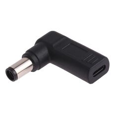 Connettore adattatore a gomito da USB-C / Type-C femmina a 7,4 x 5,0 mm maschio per laptop Dell