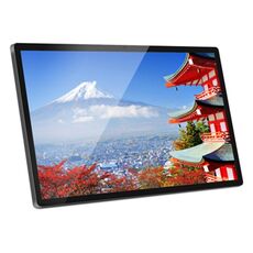 Cornice per foto digitale con display LCD da 32 pollici, RK3399 A72 dual-core + A53 quad-core fino a 2,0 GHz, Android 7.1, 2 GB + 16 GB, Supporto WiFi, Ethernet, Bluetooth, scheda SD e jack da 3,5 mm