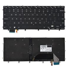 Tastiera USA con retroilluminazione per Dell xps 15 9550 9560 (nera)
