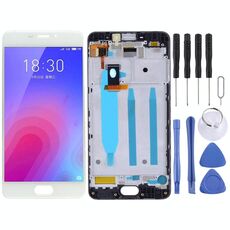 Schermo LCD TFT per Meizu M6 M711H M711Q Digitizer Assemblaggio completo con cornice (bianco)