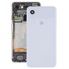 Cover posteriore della batteria con obiettivo della fotocamera e tasti laterali per Google Pixel 3a XL (bianco)