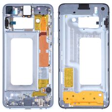 Per Samsung Galaxy S10e SM-G970F/DS, SM-G970U, SM-G970W Cornice con cornice centrale con tasti laterali (blu)