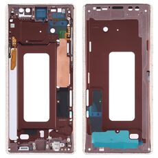 Cornice centrale per Samsung Galaxy Note9 SM-N960F/DS, SM-N960U, SM-N9600/DS con tasti laterali (oro)