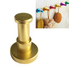 Colore Personalità Spazio Gancio rotondo in alluminio Gancio singolo Cucina Colore Appendiabiti No ruggine (oro)