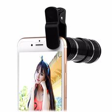 Obiettivo telescopico con zoom ottico con zoom ottico 12X universale con clip