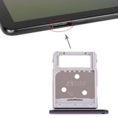 Vassoio scheda SIM per Galaxy Tab S4 10.5 T835 + vassoio scheda Micro SD (nero)
