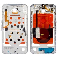 Piastra per cornice centrale per Motorola Nexus 6 XT1100 (bianco)