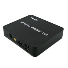 Uhd 4K Player Macchina pubblicitaria a unità singola Accesa Riproduce automaticamente il video PPT orizzontale e verticale Disco U USA (nero)