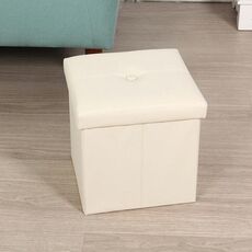 Scatola di immagazzinaggio Sgabello creativo per dormitorio (bianco)