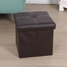 Scatola di immagazzinaggio Sgabello creativo per dormitorio (marrone)