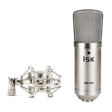 Microfono a condensatore ISK BM-800 per la registrazione del suono per studio e trasmissione
