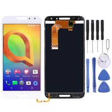 Schermo LCD OEM per Alcatel A3 OT5046 5046D 5046X 5046Y con assemblaggio completo di digitalizzatore (bianco)