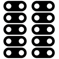 Per Vivo Y85 Obiettivo per fotocamera posteriore da 10 pezzi