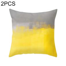 2 pezzi 45x45 cm federa a righe gialle federa geometrica cuscino copriletto cuscino stampa federa federa ufficio camera da letto, dimensioni: 450 * 450 mm (29)