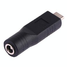 Connettore adattatore da 5,5 x 2,5 mm femmina a USB-C / tipo C maschio