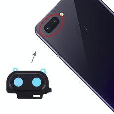 Per copriobiettivo fotocamera OPPO R15 (nero)