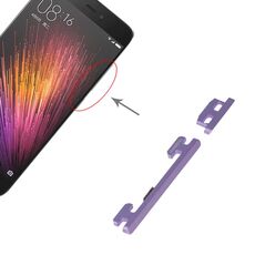 Pulsante di accensione e pulsante di controllo del volume per Xiaomi Mi 5 (viola)