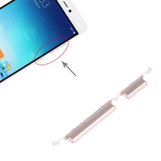 Pulsante di accensione e pulsante di controllo del volume per Xiaomi Mi 5s (oro)