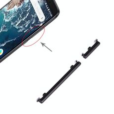 Pulsante di accensione e pulsante di controllo del volume per Xiaomi Mi 6X / A2 (nero)