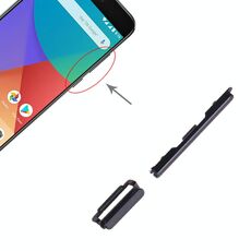 Pulsante di accensione e pulsante di controllo del volume per Xiaomi Mi 5X / A1 (nero)