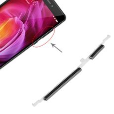 Pulsante di accensione e pulsante di controllo del volume per Xiaomi Redmi Note 4 (nero)