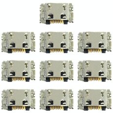 Connettore porta di ricarica da 10 pezzi per Galaxy M10 / M105F / A10 / A105F / A7 (2018) / A750F / A7500