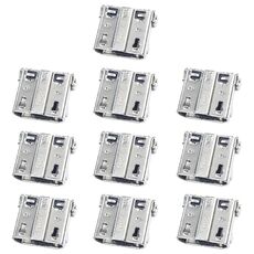 Connettore porta di ricarica da 10 pezzi per Galaxy S4 / E250S / E250K / E300S / E300L / S4 Zoom SM-C101