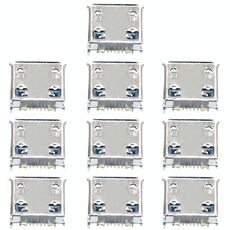 10pcs connettore porta di ricarica per Galaxy Nexus I9250 I9103 S5360 S5330 S3850 W999 I559