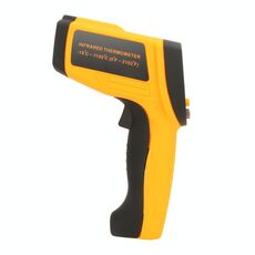 GM1150A 50: 1 Termometro a infrarossi -18 ~ 1150 gradi Celsius LCD Misuratore digitale Digital Temter Industrial Pyrometer 0.1 ~ 1em regolabile